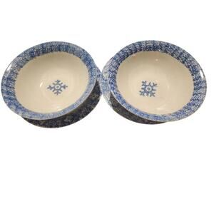 Home Essentials Snowy Holidays Cereal Bowls and Salad Plates